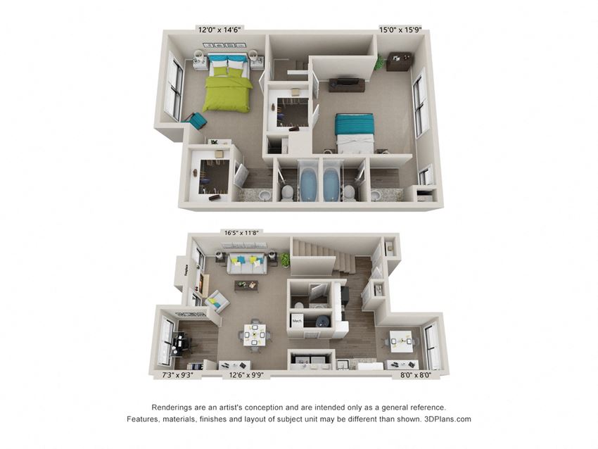 The Thrasher Floor Plan at The Avenues at Holcomb Bridge The Thrasher Floor Plan at The Avenues at Holcomb Bridge